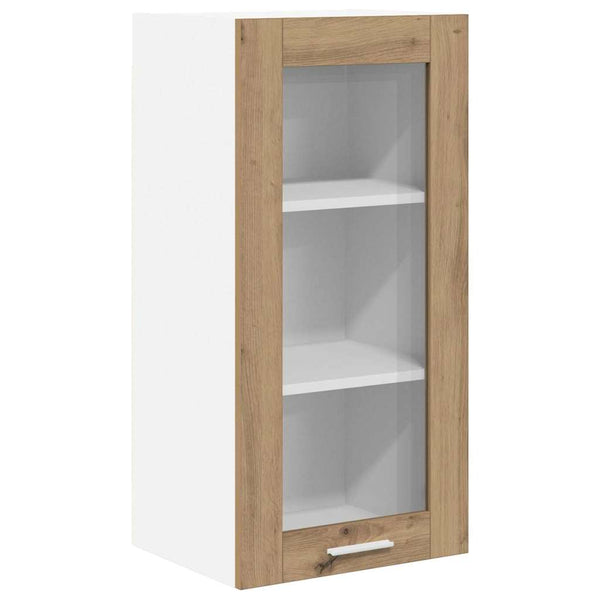 vidaXL Wall Cabinet 2 pcs Artisan Oak 40 x 31 x 80 cm Engineered Wood