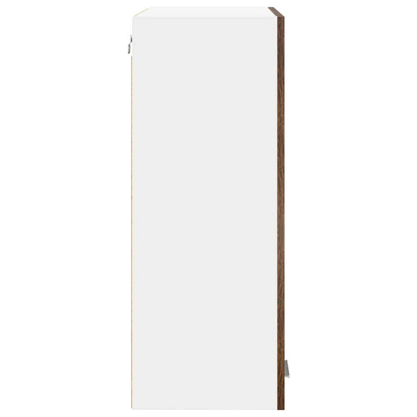vidaXL Wall Cabinet Smoked Oak 60 x 31 x 80 cm Engineered Wood