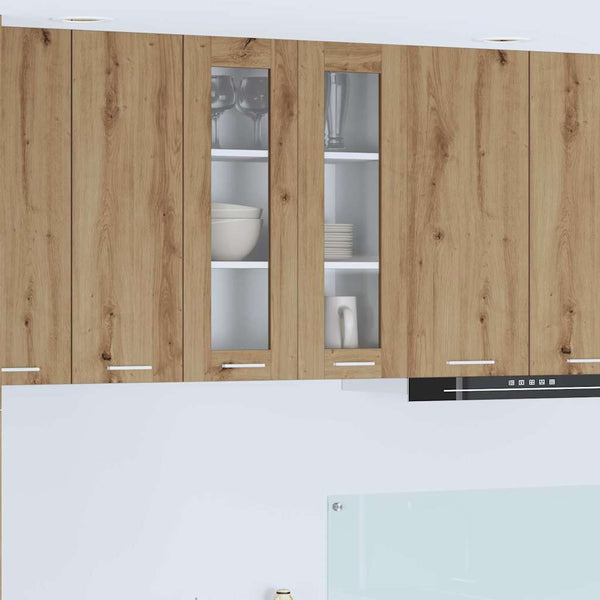 vidaXL Wall Cabinet Riga Artisan Oak 60 x 31 x 80 cm Engineered Wood