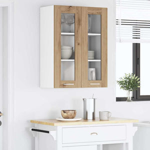 vidaXL Wall Cabinet Riga Artisan Oak 60 x 31 x 80 cm Engineered Wood
