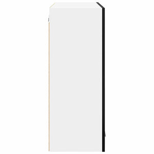 vidaXL Wall Cabinet Black Oak Look 80 x 31 x 80 cm Engineered Wood