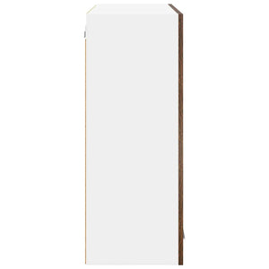 vidaXL Wall Cabinet Smoked Oak 80 x 31 x 80 cm Engineered Wood