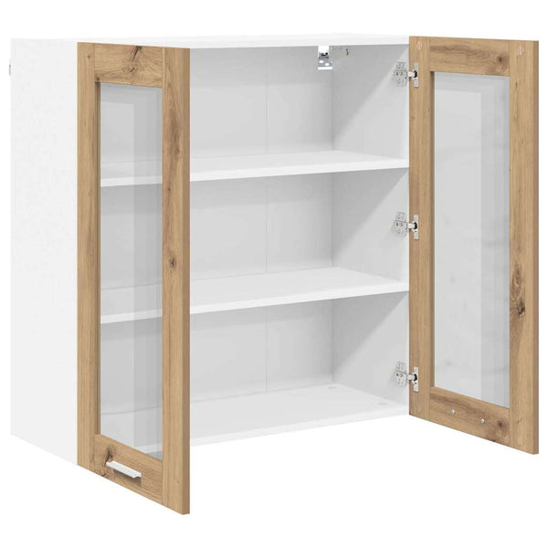 vidaXL Wall Cabinet Artisan Oak 80 x 31 x 80 cm Engineered Wood