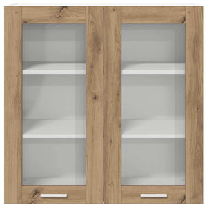 vidaXL Wall Cabinet Artisan Oak 80 x 31 x 80 cm Engineered Wood