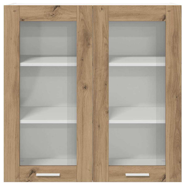 vidaXL Wall Cabinet Artisan Oak 80 x 31 x 80 cm Engineered Wood