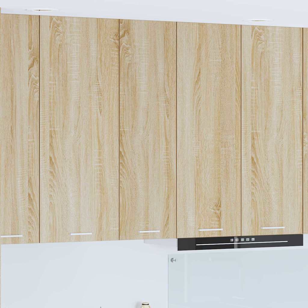 vidaXL Wall Cabinet Sonoma Oak 30 x 31 x 100 cm Engineered Wood