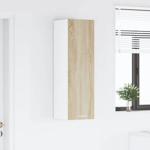 vidaXL Wall Cabinet Sonoma Oak 30 x 31 x 100 cm Engineered Wood