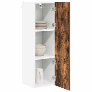 vidaXL Wall Cabinet Smoked Oak 30 x 31 x 100 cm Engineered Wood