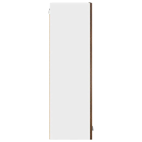 vidaXL Wall Cabinet Smoked Oak 30 x 31 x 100 cm Engineered Wood