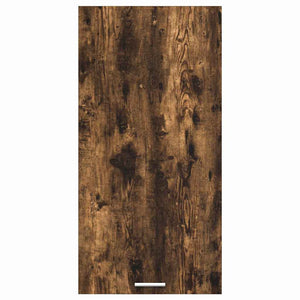 vidaXL Wall Cabinet Smoked Oak and White 50 x 31 x 100 cm