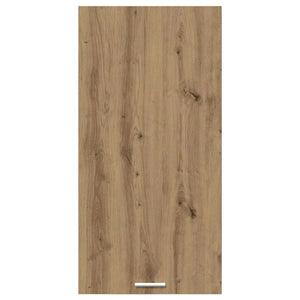 vidaXL Wall Cabinet with Door Artisan Oak and White 50 x 31 x 100 cm