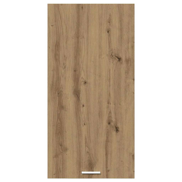 vidaXL Wall Cabinet with Door Artisan Oak and White 50 x 31 x 100 cm