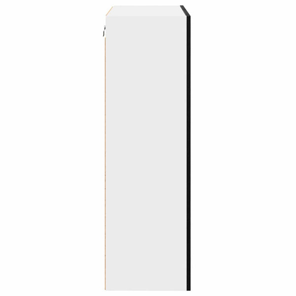vidaXL Wall Cabinet with Storage Black Oak Look 60 x 31 x 100 cm