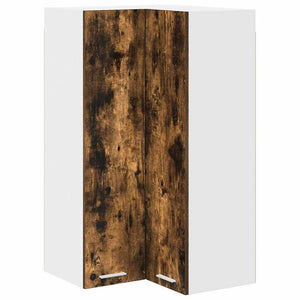 Hängeschrank Geräucherte Eiche/Weiß 57x57x100cm