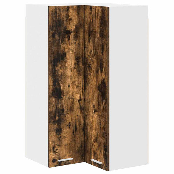 Hängeschrank Geräucherte Eiche/Weiß 57x57x100cm
