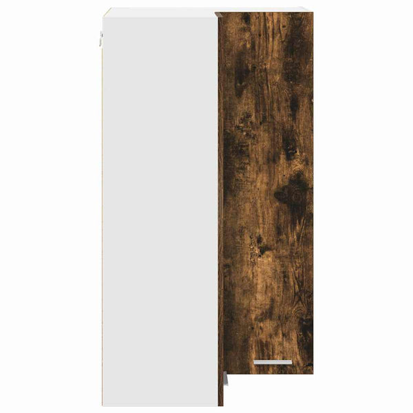 Hängeschrank Geräucherte Eiche/Weiß 57x57x100cm