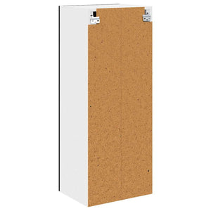 vidaXL Wall Cabinet with Storage Black Oak-Look 40 x 31 x 100 cm