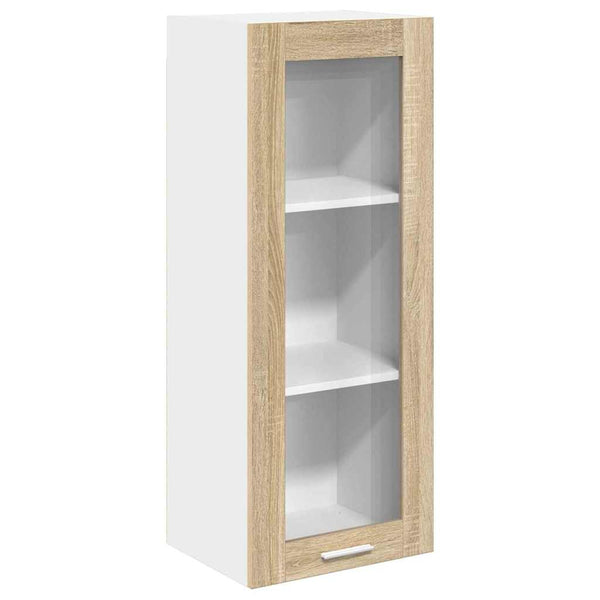 vidaXL Wall Cabinet Sonoma Oak 40x31x100 cm Engineered Wood