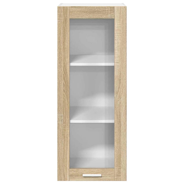 vidaXL Wall Cabinet Sonoma Oak 40x31x100 cm Engineered Wood