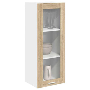 vidaXL Wall Cabinet Sonoma Oak 40x31x100 cm Engineered Wood