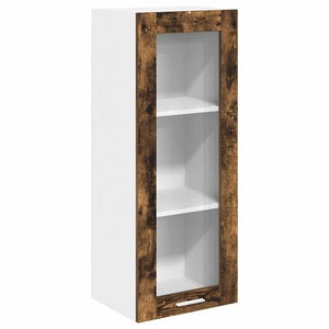vidaXL Wall Cabinet Smoked Oak 40 x 31 x 100 cm Engineered Wood