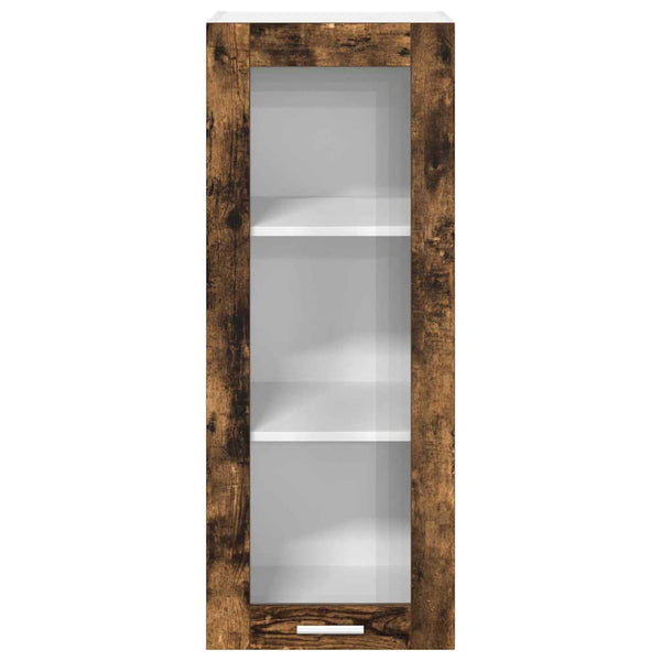 vidaXL Wall Cabinet Smoked Oak 40 x 31 x 100 cm Engineered Wood