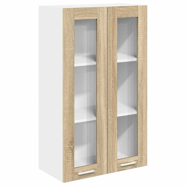 vidaXL Wall Cabinet Sonoma Oak 60 x 31 x 100 cm Engineered Wood