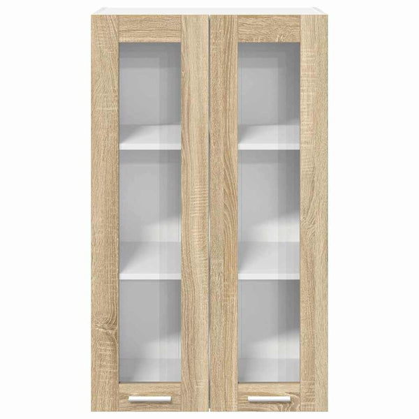 vidaXL Wall Cabinet Sonoma Oak 60 x 31 x 100 cm Engineered Wood