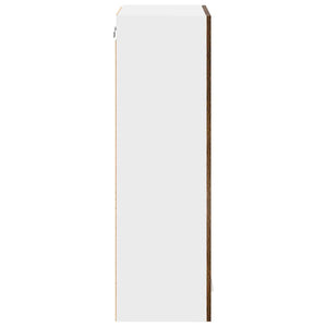 vidaXL Wall Cabinet Smoked Oak 60 x 31 x 100 cm Engineered Wood