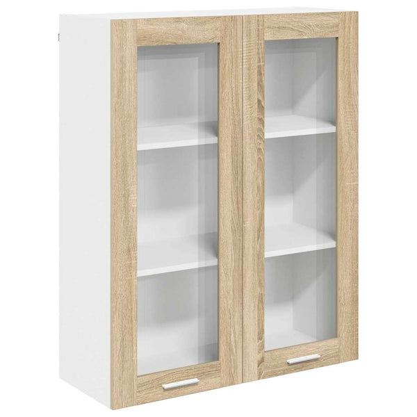 vidaXL Wall-Mounted Cabinet Sonoma Oak 80 x 31 x 100 cm Engineered Wood