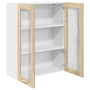 vidaXL Wall-Mounted Cabinet Sonoma Oak 80 x 31 x 100 cm Engineered Wood