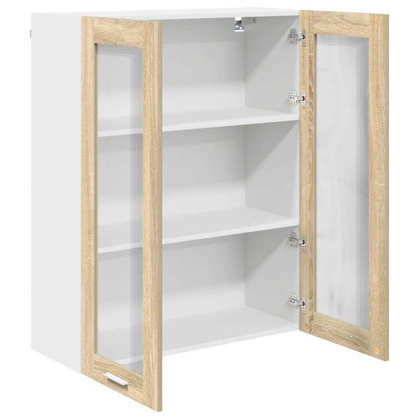 vidaXL Wall-Mounted Cabinet Sonoma Oak 80 x 31 x 100 cm Engineered Wood