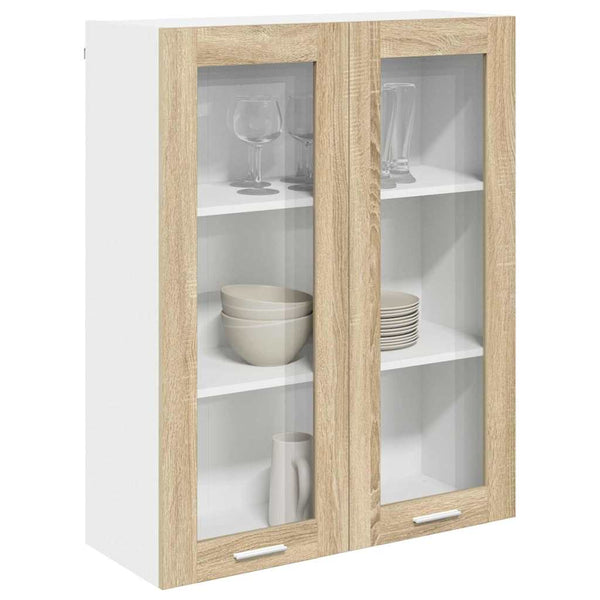 vidaXL Wall-Mounted Cabinet Sonoma Oak 80 x 31 x 100 cm Engineered Wood