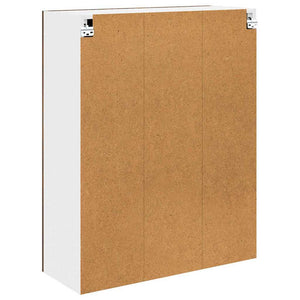 vidaXL Wall Cabinet Smoked Oak 80 x 31 x 100 cm Engineered Wood