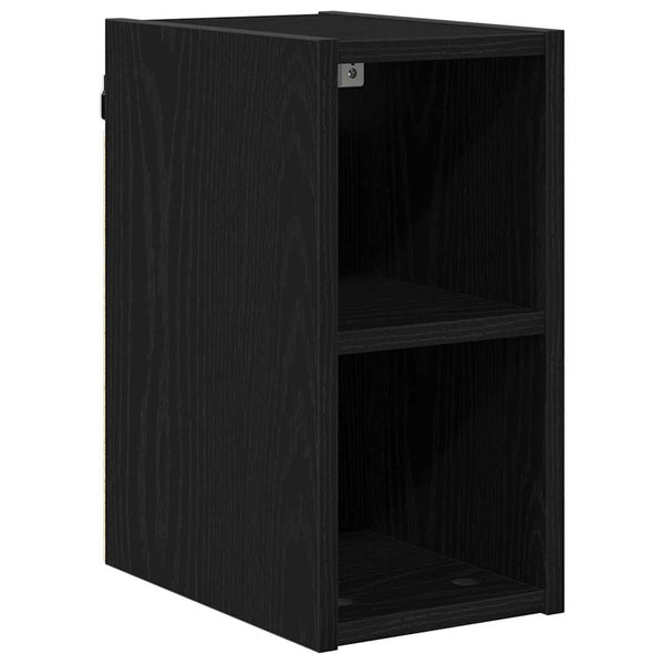 Hängeschrank Schwarz Eichen-Optik 20x29,5x40 cm