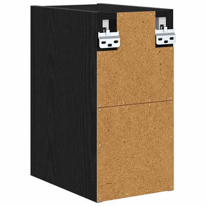 Hängeschrank Schwarz Eichen-Optik 20x29,5x40 cm
