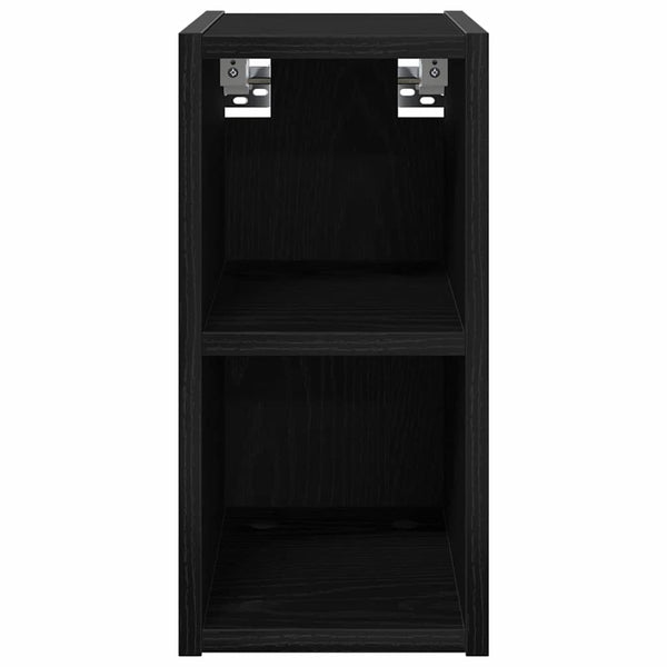 Hängeschrank Schwarz Eichen-Optik 20x29,5x40 cm