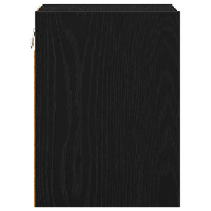 Hängeschrank Schwarz Eichen-Optik 20x29,5x40 cm