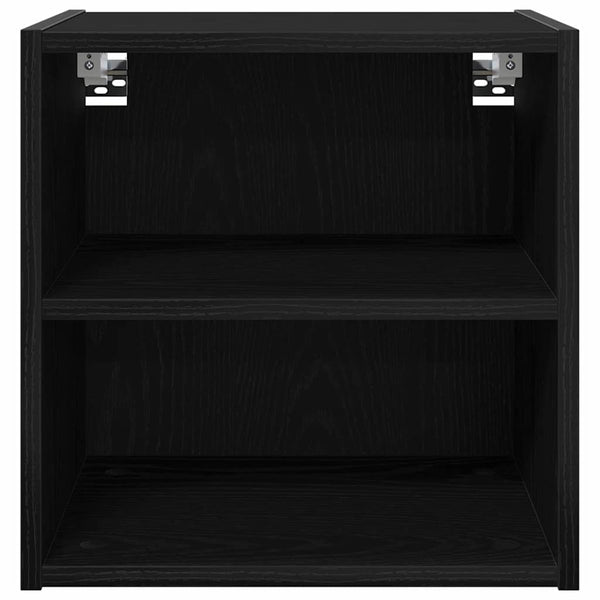 Hängeschrank Schwarz Eichenoptik 40cm