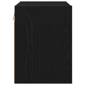 Hängeschrank Schwarz Eichenoptik 40cm