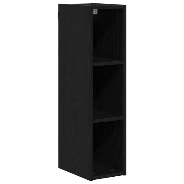 Hängeschrank Schwarz Eichen-Optik 80 cm