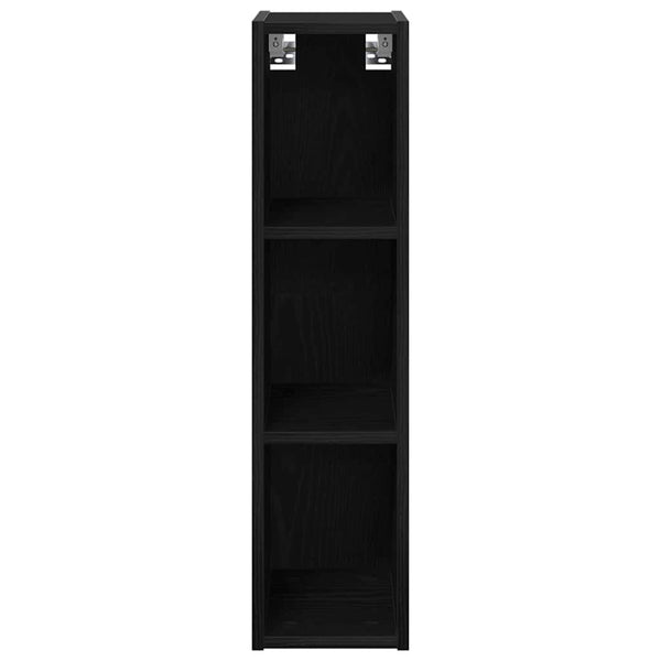 Hängeschrank Schwarz Eichen-Optik 80 cm