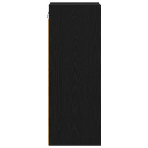 Hängeschrank Schwarz Eichen-Optik 80 cm
