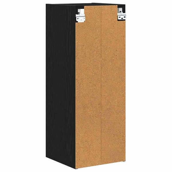 Hängeschrank Schwarz Eiche 30x80 cm