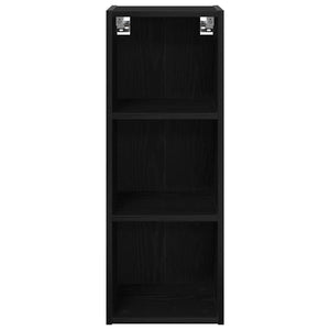 Hängeschrank Schwarz Eiche 30x80 cm