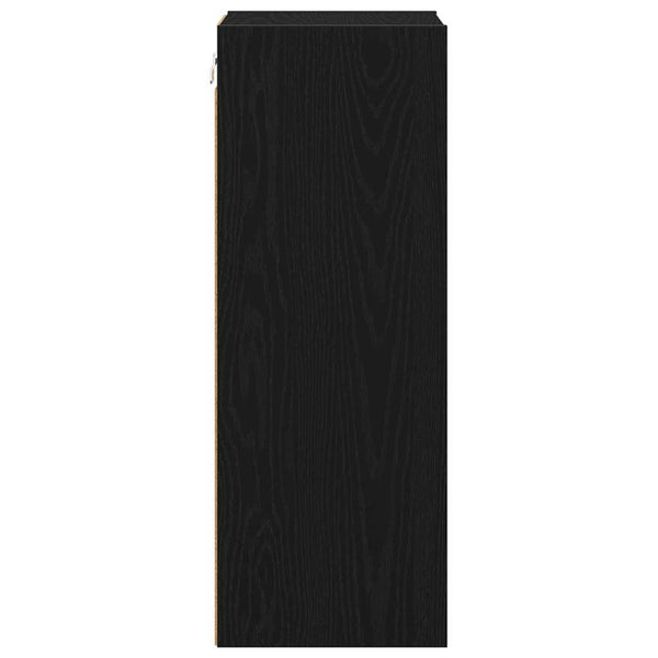 Hängeschrank Schwarz Eiche 30x80 cm