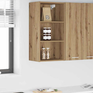 vidaXL Wall Cabinet Artisan Oak 40x29.5x80 cm Engineered Wood