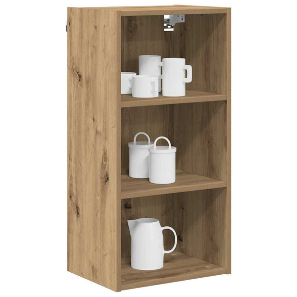 vidaXL Wall Cabinet Artisan Oak 40x29.5x80 cm Engineered Wood