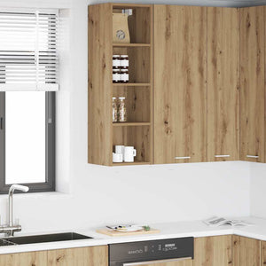 vidaXL Wall Cabinet Artisan Oak 30 x 29.5 x 100 cm Engineered Wood