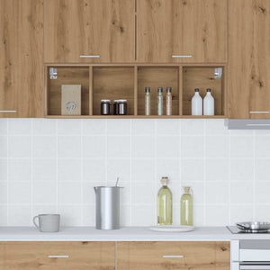 vidaXL Wall Cabinet Artisan Oak 30 x 29.5 x 100 cm Engineered Wood